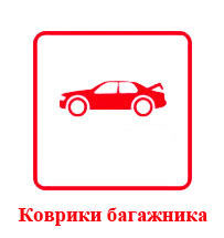 Коврики багажника