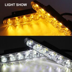 Led DRL (белый-желтый)
